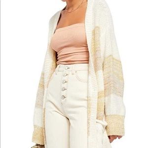 Free People Southport Oversized Beach Cardigan
